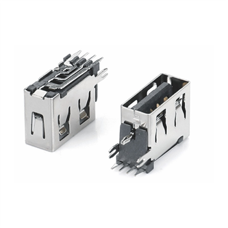 USB2.0AF90度侧插大电流3A 5A